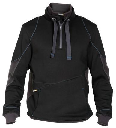 Sweter Dassy gwiezdny czarno-szary xxl