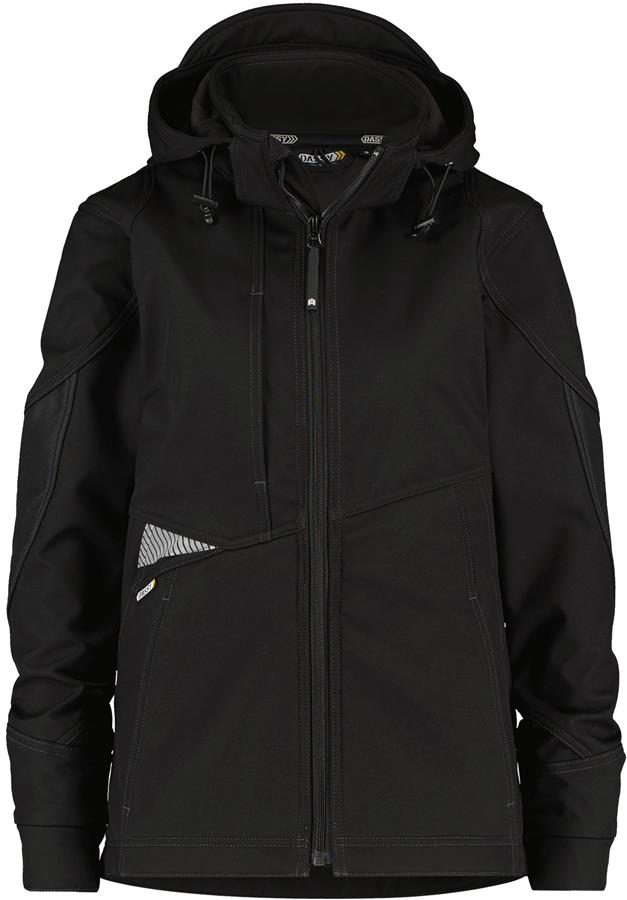 Damski softshell Dassy Gravity w kolorze czarnym, s