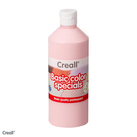 Farba szkolna Creall pastelowa czerwień, 500 ml