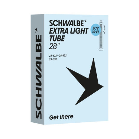Dętka Schwalbe scv15-el 23 28-622 630 60mm czarna