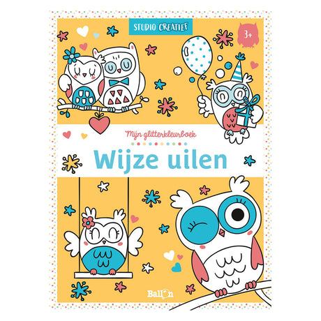 Wygrywa Holland, moja brokatowa kolorowanka Mądre sowy