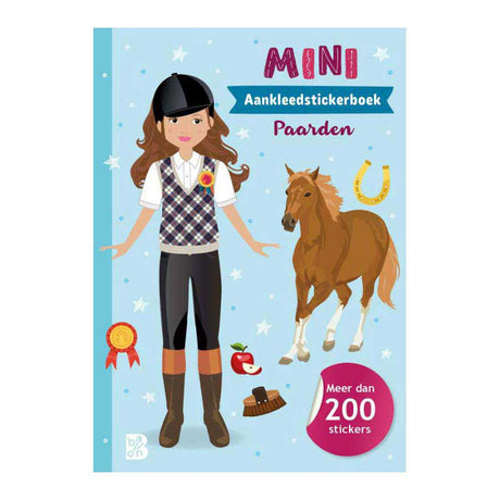Książka z naklejkami wydawcy Standard mini fashionistki: konie 4+