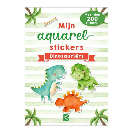 Wydawnictwo standardowe moje akwarelowe naklejki - dinozaury