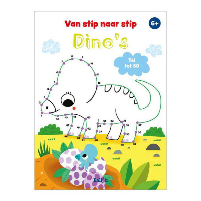 Standaard uitgeverij van stip naar stip tot 50 - dinosaurussen