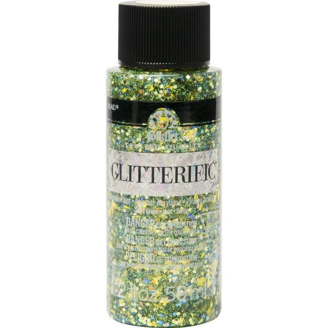 Folkart • brokatowe kolory zielony 59ml