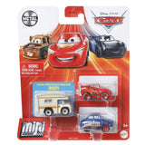 Samochody Mattel Disney Mini Racers, 3 sztuki, różne