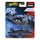 Samochód wyścigowy premium F1 Hotwheels Williams Carlos Sainz | 4 sztuki