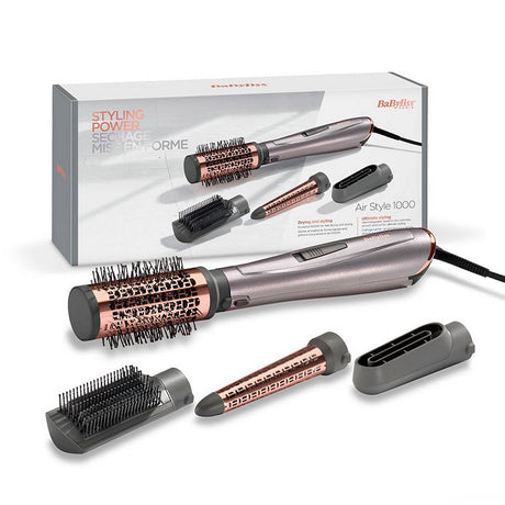 Babyliss as136e air style 1000 szczotka do suszarki do włosów czarna miedź pallad