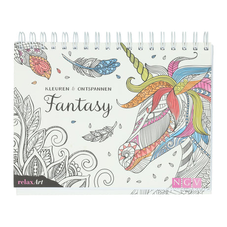 Mondikaart fantasy kolorowanki i relaks - kolorowanka