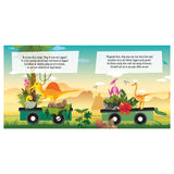 Książka i puzzle Pociąg dinozaury