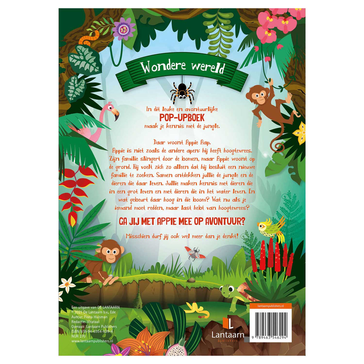 Wspaniała książka pop -up - Adventure in the Jungle