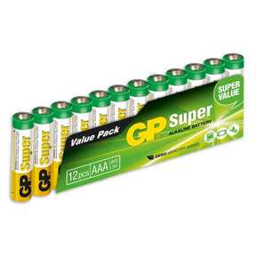 Super alkaliczne baterie AAA 12HP