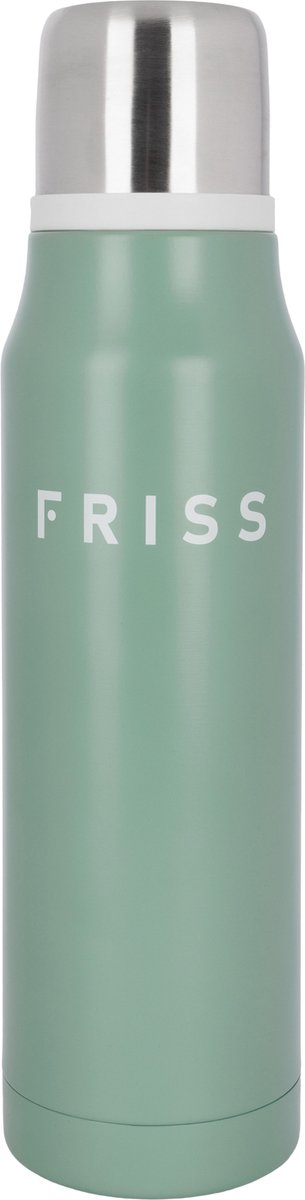 Izolowana butelka Friss ze stali nierdzewnej 0,5l w kolorze zielonym