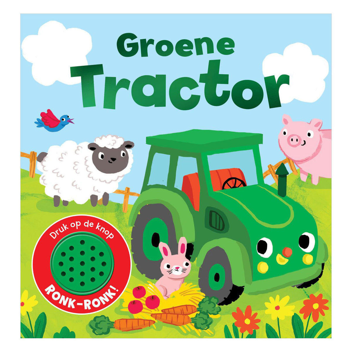 Rebo publishers groene tractor - geluidenboek
