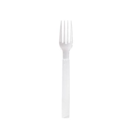 Widelce Duni wielokrotnego użytku przezroczyste 12 sztuk 18,5cm