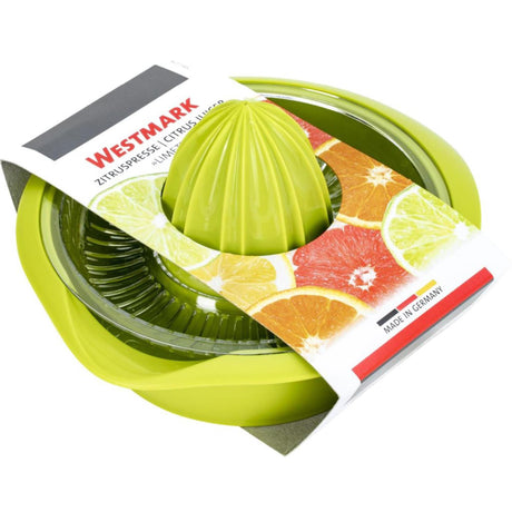 Wyciskarka do cytrusów Westmark ze zbiornikiem na sok, średnica: 18,7 cm, pojemność: 350 ml, plastik, limetta, zielone jabłko, 3091227a