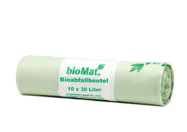 Biomat Compostable Garbage Torby 30L -10 PCS.