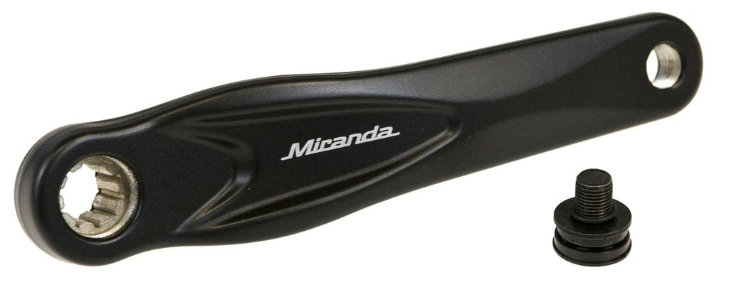 Miranda Crank zostawiła 170 mm mini ISIS Bosch 3 Matt Black