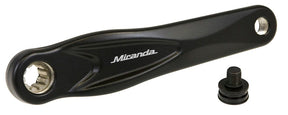 Miranda Crank zostawiła 170 mm mini ISIS Bosch 3 Matt Black