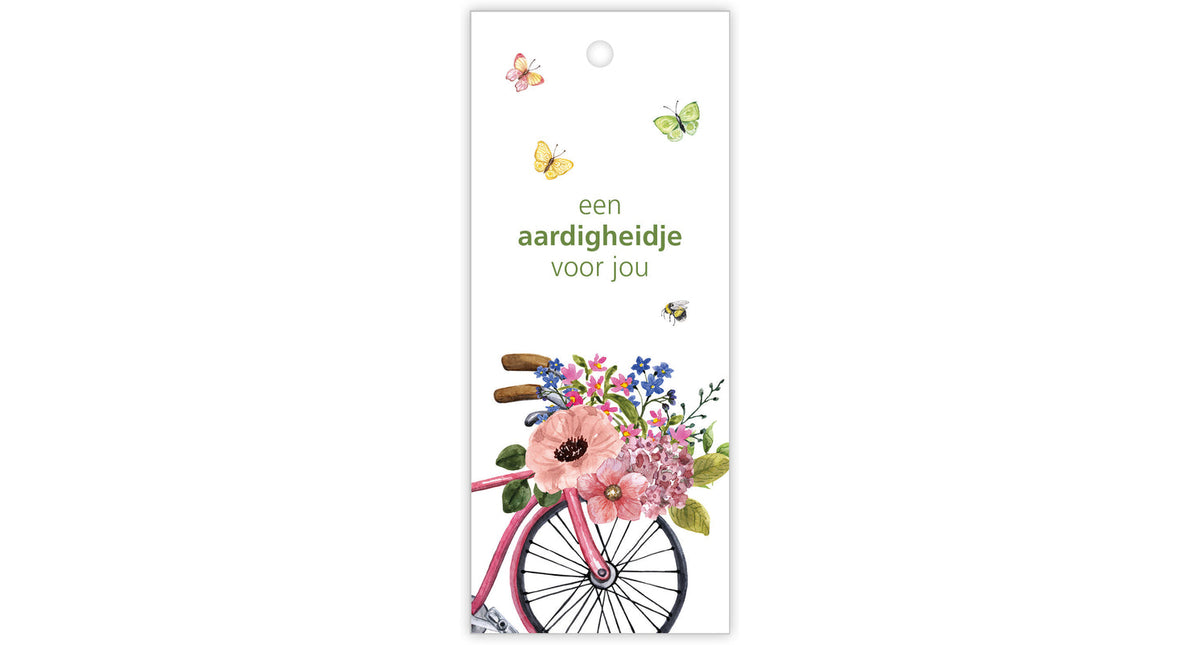 Pakje a 12 kadokaartjes butterfly een aardigheidje