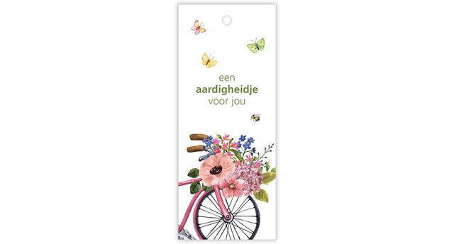 Pakje a 12 kadokaartjes butterfly een aardigheidje