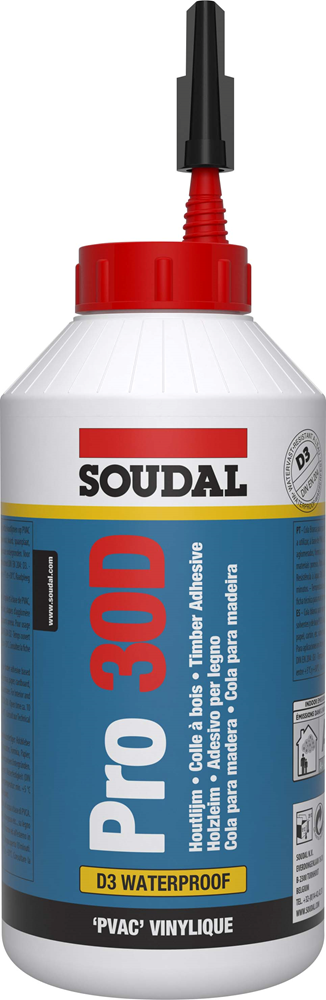 Wodoodporny klej dyspersyjny Soudal 5kg pro30d - 108900