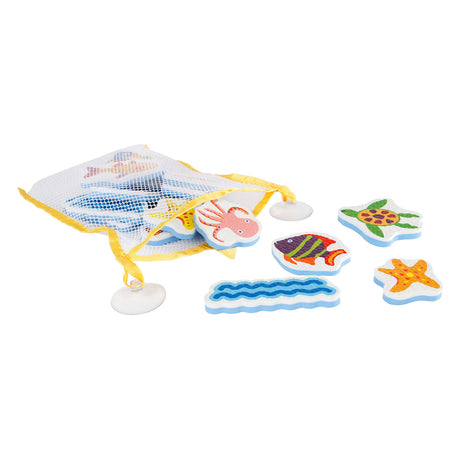 Van Mane Mini Club piankowy klej do kąpieli figurki zwierząt morskich, 16 szt.