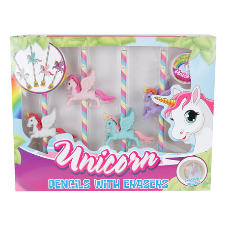 Niemarkowy zestaw ołówków Sans Marque Unicorn, 5 sztuk z temperówką