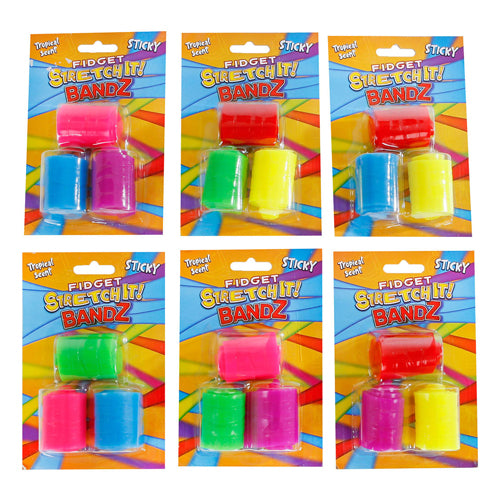 Fidget Kleverige Stretch-It Bandz, 3.