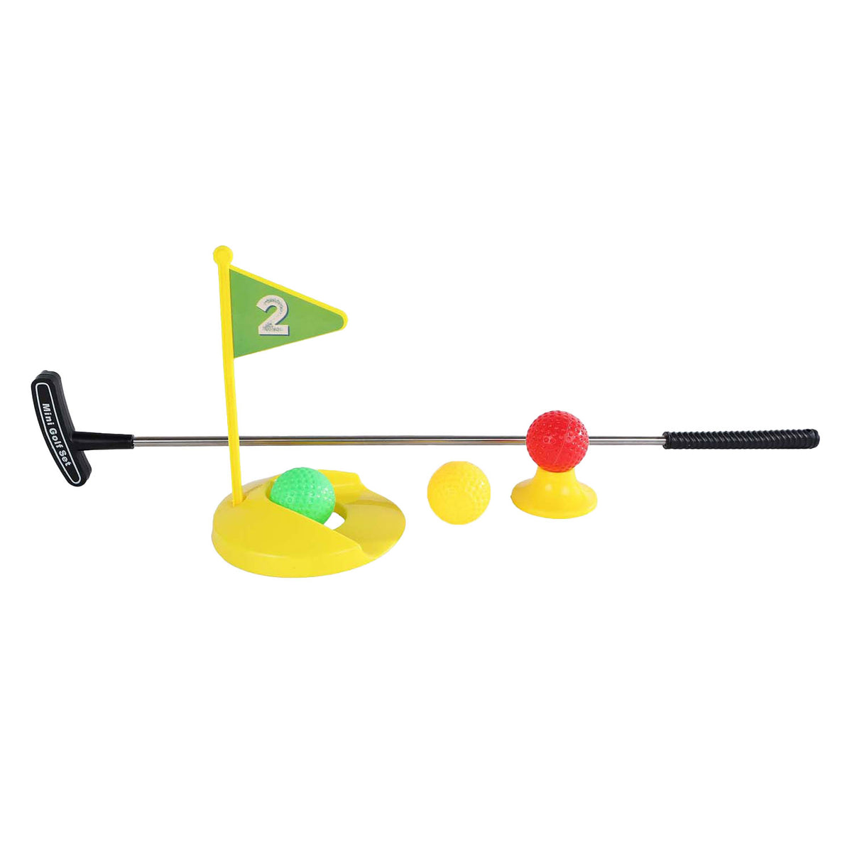 Zestaw do golfa Sun Fun z 3 piłkami i dołkiem