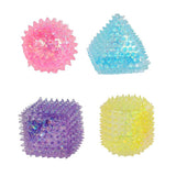 Glamour squishy antystresowa piłka 4 cm, zestaw 3 sztuk | 12 sztuk
