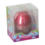 Jajko jednorożca z rosnącym jednorożcem i diamentem 8cm 6 różne