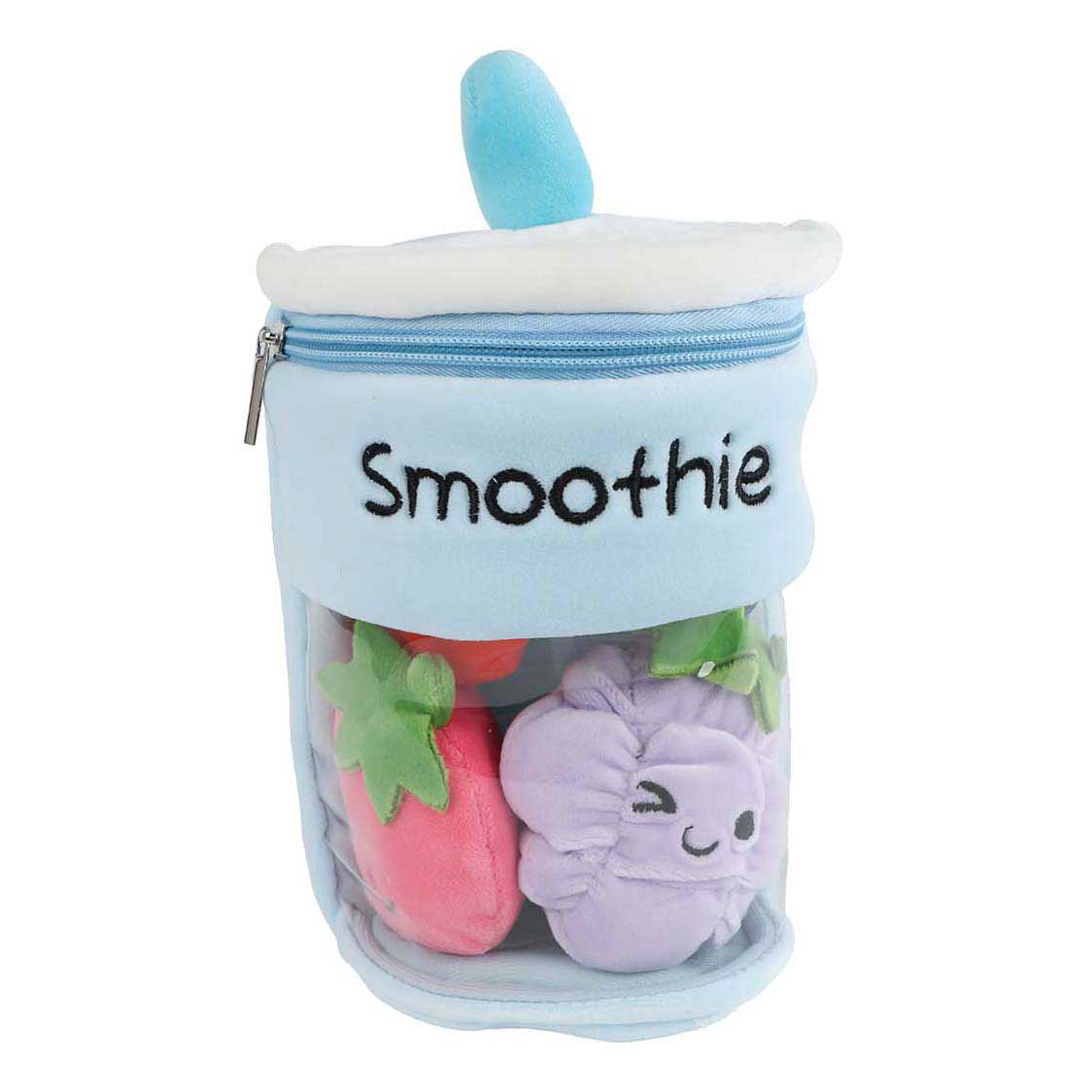 Puszyste menu pluszowe smoothie z 3 kawałkami owoców 25cm 3 różne