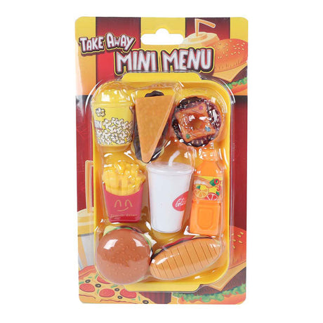 Zestaw do zabawy w mini menu fast food