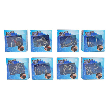 Gry intelektualne iq metalowe puzzle