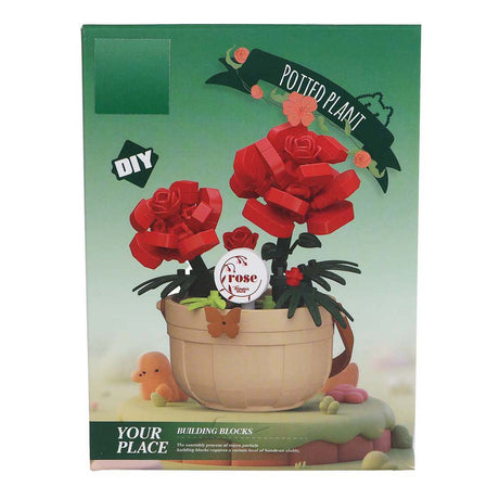 Building set plant in pot