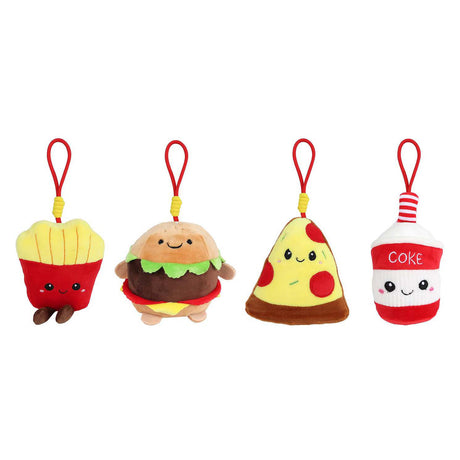 Pluszowy breloczek menu fast food - 9-12cm