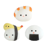 Kawaii fidget sushi vriendje 5cm in takeaway doosje