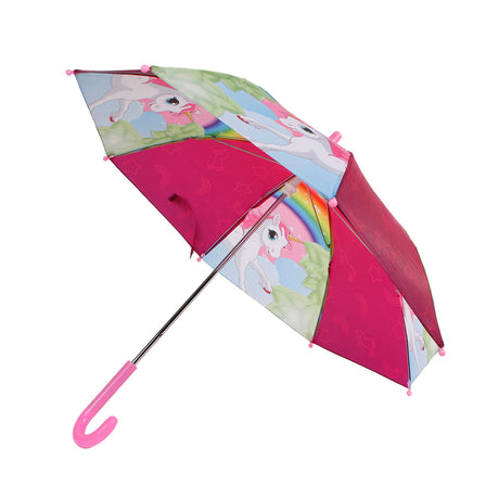 Parasolka dziewczęca Jednorożec 70 cm poliester różowy