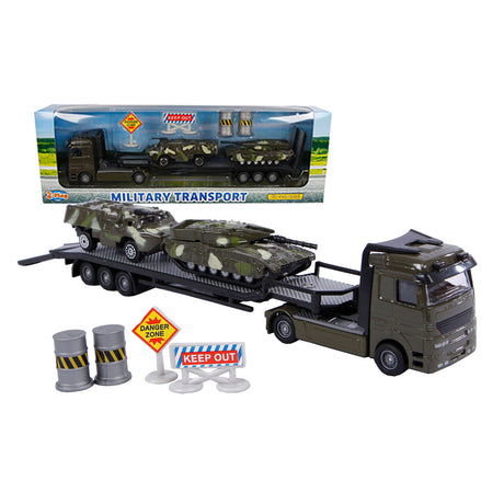 Transporter wojskowy dla 2 osób z 2 zbiornikami z odlewanego ciśnieniowo tworzywa sztucznego o średnicy 24 cm