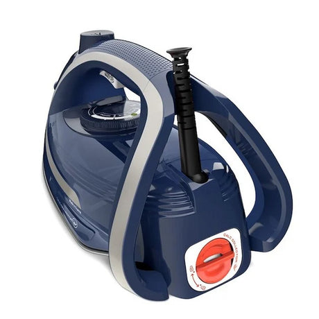 Tefal fv6830 ultragliss anti-calc plus żelazko parowe niebiesko-srebrne