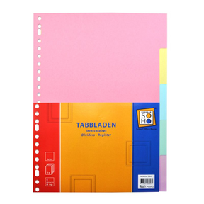 Soho tabbladen 23r 5dlg karton