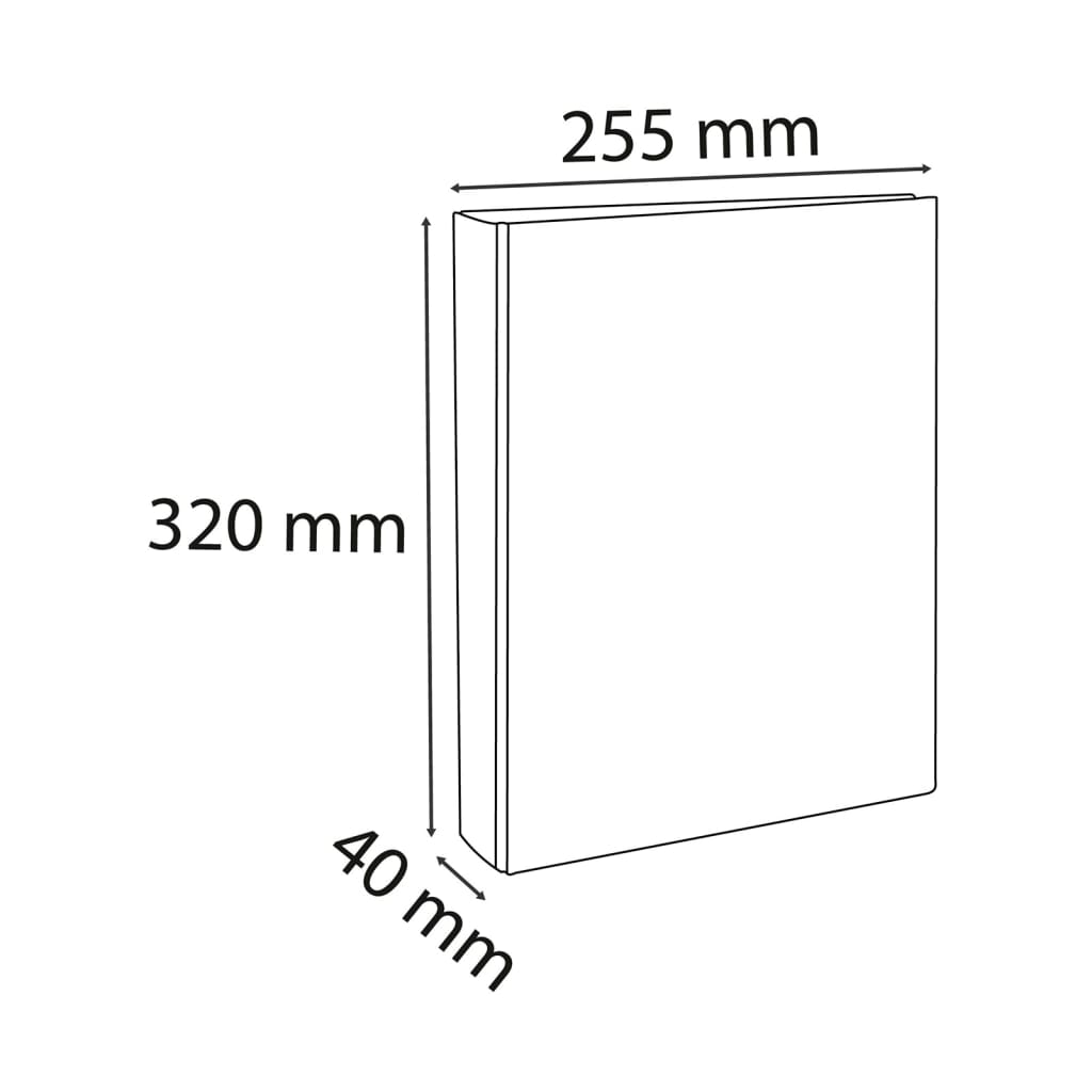 EXACOMPTA EXACOMPTA RING PASSE 10 ST Z 2 pierścieniami A4 25 mm