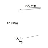 EXACOMPTA EXACOMPTA RING PASSE 10 ST Z 2 pierścieniami A4 25 mm