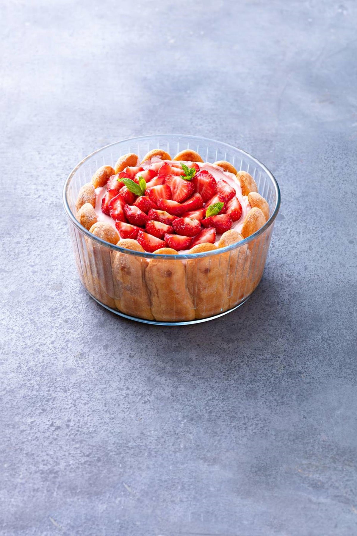 Pyrex Baker to naczynie do sufletu szklanego o średnicy 21 cm