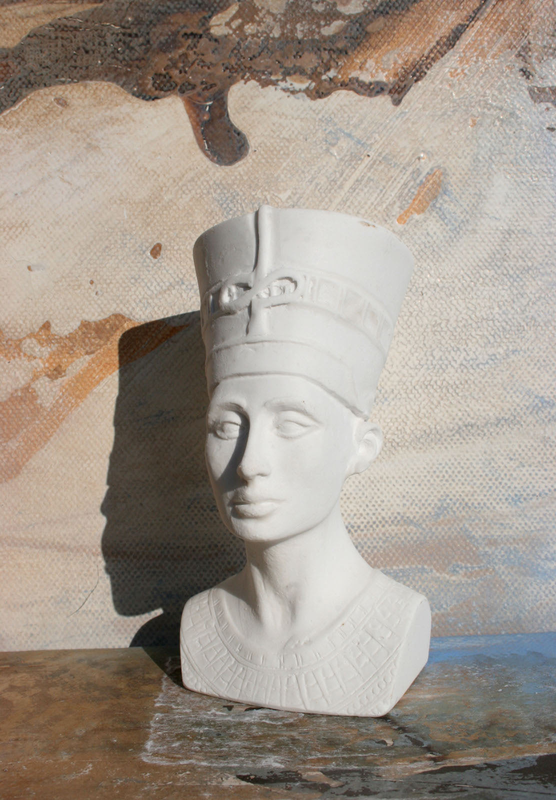 Powertex • Egipska Kleopatra 10cm