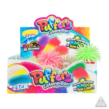 Toi-toys pufferz puffer figurka UV zmieniająca kolor 21cm 5 różnych kolorów