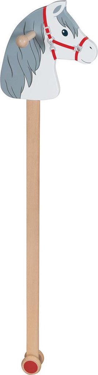 Konik hobbystyczny Goki: mała chmurka l99cm, z możliwością dołączenia wodzy, drewno, 3+