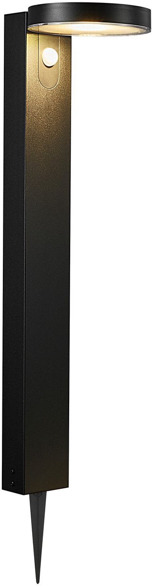 Okrągły moduł solarny LED Nordlux Rica w kolorze czarnym