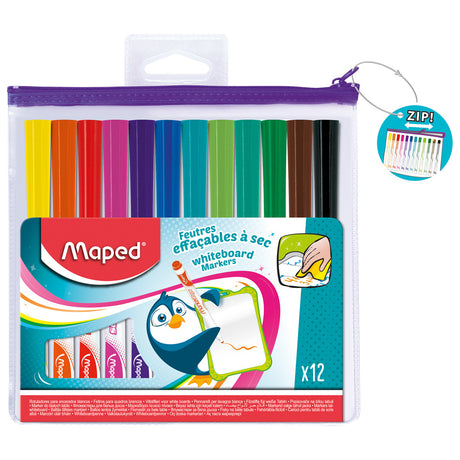 Markery tablicowe mapowane w 12 kolorach